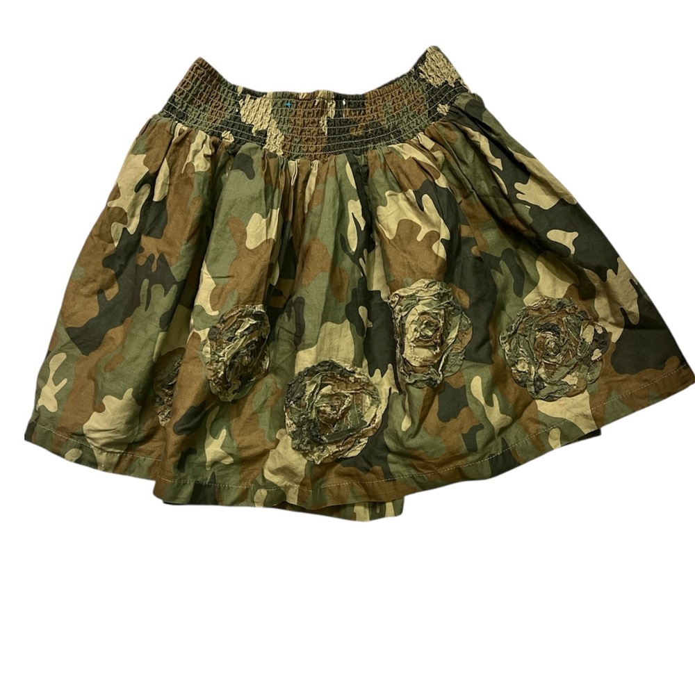 Place 1989 Camouflage A-Line Skirt, 100% Cotton, lined